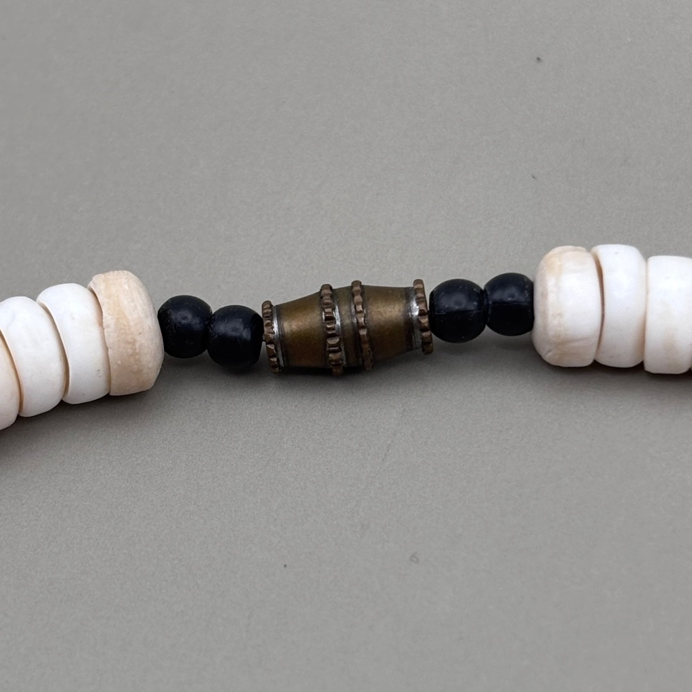 Vtg Hawaiian Puka Shell Beaded Necklace Beach Jewelry Surf 19.25 - Picture 7 of 8